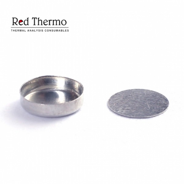 Al/Aluminum Sample Pan with Cover D5*2.5mm for Setaram TDA DSC and TGA Instruments