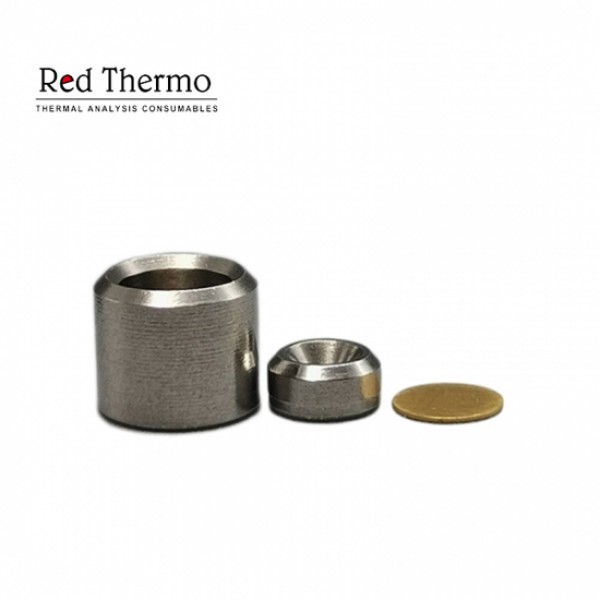 25µl Disposable High pressure crucible ME-30077139 with seal, w/o pin, Stainless steel, for Mettler Toledo