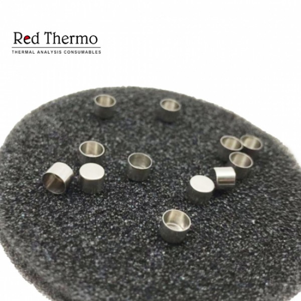 D7*2.4mm PT/RH Platinum sample pan with lid for NETZSCH
