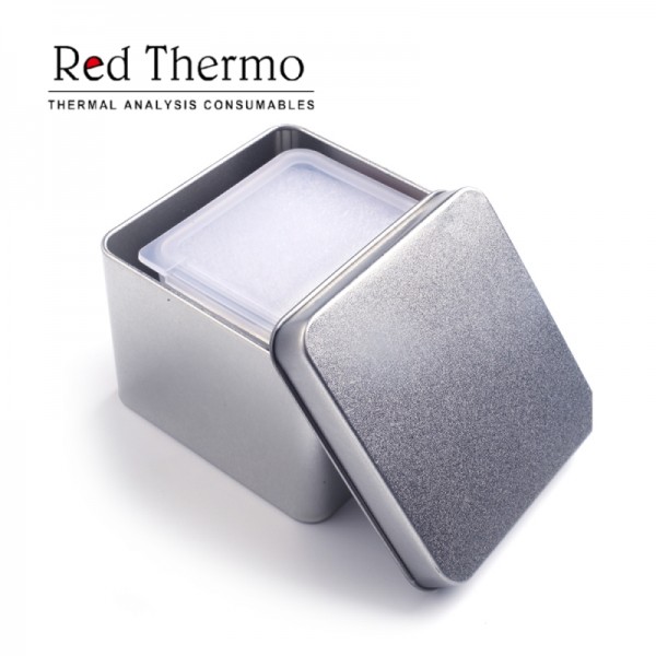 90μl Zirconia Crucibles/Ceramic Sample Pans For TA Instruments SDT Q600/SDT 2960 Thermal Analysis Crucibles Red Thermo