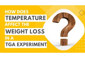How Does Temperature Affect the Weight Loss in a TGA Experiment?
