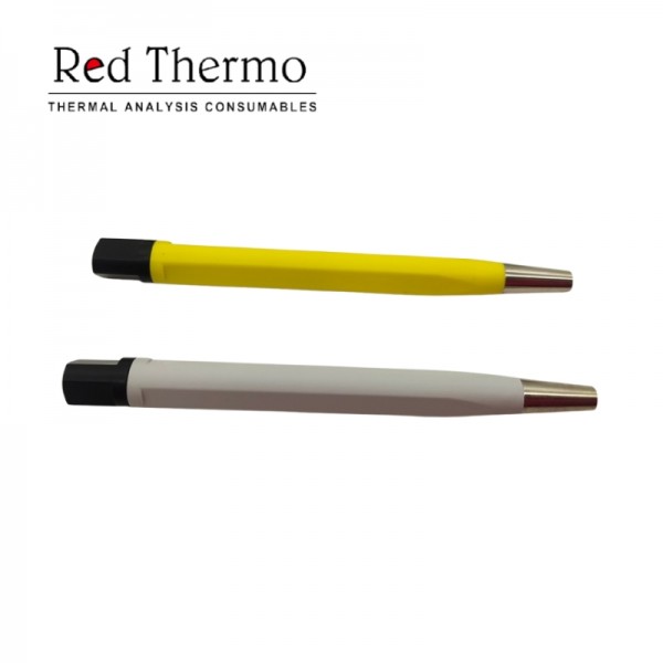 DSC Cell Cleaning Brush Fiberglass Furnace Cleaning Brush Kit 910824.001 for PE TA NETZSCH Mettler Hitachi Thermal Analysis Furnace Brush Red Thermo