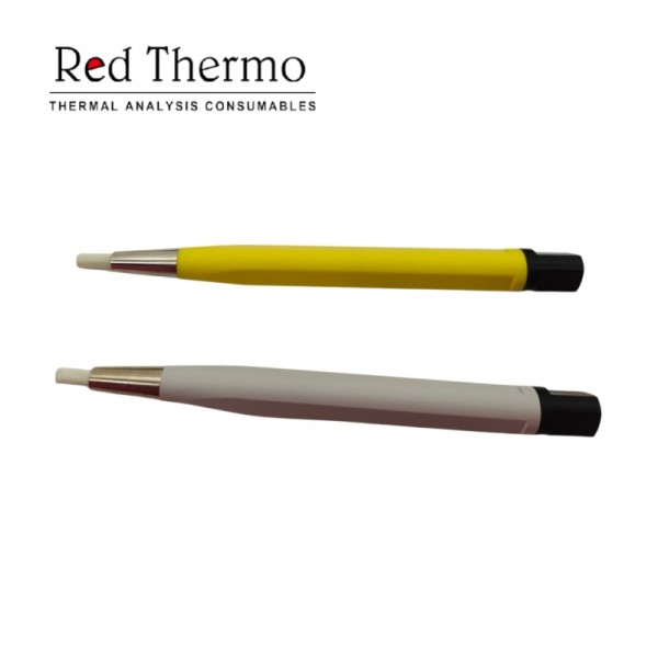 DSC Cell Cleaning Brush Fiberglass Furnace Cleaning Brush Kit 910824.001 for PE TA NETZSCH Mettler Hitachi Thermal Analysis Furnace Brush Red Thermo