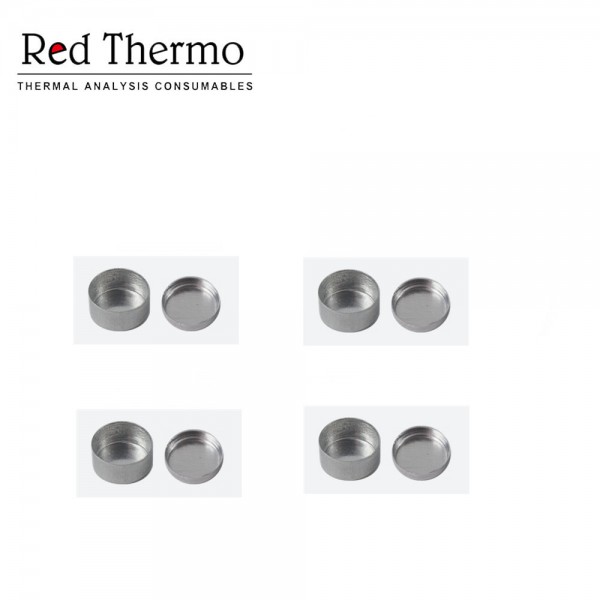 Aluminum crucible with lid  for NGB810405/NGB810406 Netzsch DSC 204 F1 Phoenix®, DSC 200 F3 Maia®, DSC 3500 Sirius and  DSC 214 Polyma(6.240.10-80.0.00A) Red Thermo