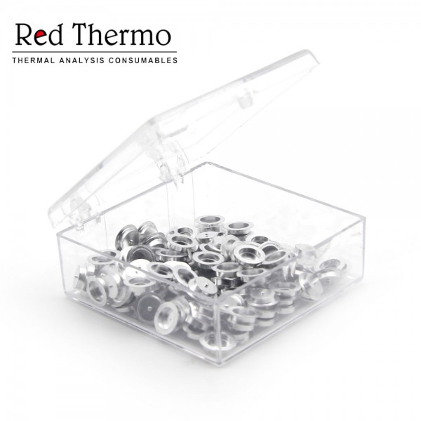 40μl Aluminum crucible standard ,with lid ,w/pin set for ME-00027331Mettler  Red Termo