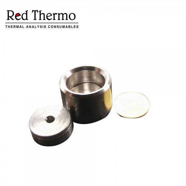 25 µL crucibles with lids and seals Disposable high pressure crucible without pin (Lids included) Stainless steel for Mettler Toledo